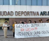 Jornada de huelga en la Gestión Deportiva de Navarra 