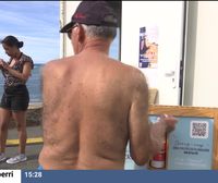 Dispensadores gratuitos de crema solar sin tóxicos en las playas de Donibane Lohitzune (San Juan de Luz)