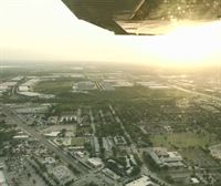 Descubrimos las impresionantes vistas de Dallas desde el aire, con la compañía de Leire