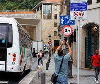 Arrancan con normalidad las limitaciones de acceso de vehículos al Casco Viejo de Bilbao 