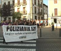Cierra el Ospa Eguna en Alsasua con una manifestación para pedir la salida de las fuerzas policiales