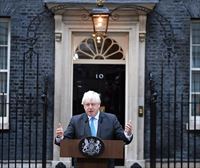 Boris Johnson se despide de Downing Street
