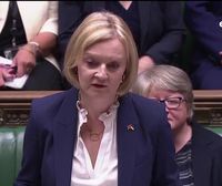 La primera ministra Liz Truss anuncia una bajada de impuestos en su primera comparecencia
