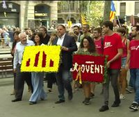 Kataluniako independentismoak zatituta abiatu du Diada eguna