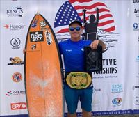 El surfista Aitor Francesena, campeón del circuito mundial tras adjudicarse el US Open 