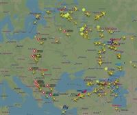 Las conexiones aéreas de Rusia con los países que aún tienen rutas directas están bloqueadas