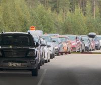 Errusiarren iritsiera % 57 igo da Finlandian, Putinen iragarpenaren ondoren