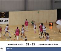 Kutxabank Araski gana por un solo punto al Lointek Gernika (74-73)