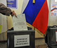 Lurralde okupatuetako erreferendumaz hitz egiteko premiazko bilera eskatu dio Ukrainak NBEri