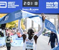 Kipchoge, nuevo récord del mundo de maratón
