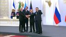 Putin firma la anexión de Donetsk, Lugansk, Zaporiyia y Jersón a la Federación Rusa en un acto solemne