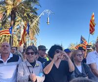 Abucheos y pitada contra el Govern catalán en la conmemoración del 1-O