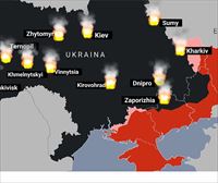 Misiles rusos impactan en 12 ciudades ucranianas en el ataque más duro de las últimas semanas