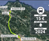 Una nueva línea de autobús unirá Vitoria-Gasteiz con los aeropuertos de Foronda y de Loiu