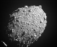 NASA: Dimorphos asteroidearen ibilbidea desbideratu du DART misioak