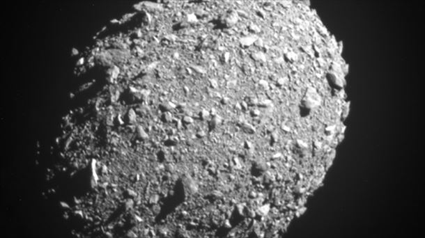 El asteroide Dimorphos. Imagen: EFE