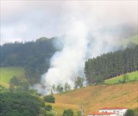 El aviso por riesgo de incendios forestales en Euskadi se prolonga hasta el jueves