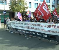 Los sindicatos no descartan más huelgas si no hay acuerdo en el metal de Bizkaia