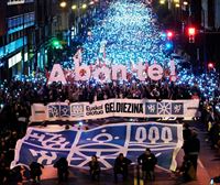 Miles de personas marchan en Bilbao, convocadas por EH Bildu, en una ola popular contra la crisis actual