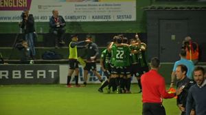 El Sestao River se clasifica para la siguiente fase tras ganar al Racing de Ferrol (1-0)