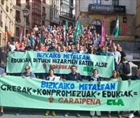 ELA se suma a la huelga de la mayoría sindical en el metal de Bizkaia