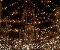 ¿Qué cambios hay este año en las luces de Navidad de las capitales de Hego Euskal Herria?