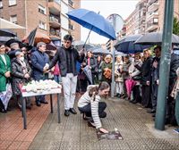 Bilbao coloca la primera placa en recuerdo de una víctima del terrorismo