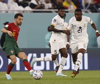 Sufrido triunfo de Portugal contra un Ghana incansable (3-2)