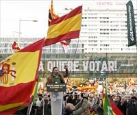 Vox llama a la reacción social contra Sánchez ante 25 000 personas en Madrid
