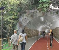 Un nuevo bidegorri conectará Bilbao y Basauri recuperando el trazado y un túnel del antiguo tranvía de Arratia