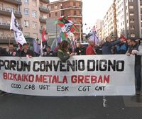 Los sindicatos del Metal de Bizkaia inician una huelga de 5 días por el convenio