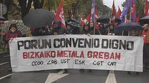 La mesa negociadora del convenio del metal de Bizkaia volverá a intentar hoy un acuerdo
