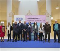 Homenaje en el Palacio Europa de Gasteiz a aquellas personas que sacaron adelante la Ley del Euskera