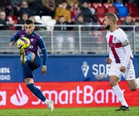 El Eibar vence al Huesca (2-1) en el descuento