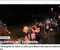 Los pescadores de angulas de Euskadi se muestran indignados ante la prohibición impuesta por Bruselas