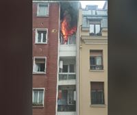 Incendio en un piso de la calle Epalza de Bilbao