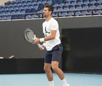 Djokovic, Australian entrenatzen Irekia jokatzeko
