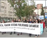 Personal sanitario sale a las calles de Bilbao para denunciar la situación de la Atención Primaria