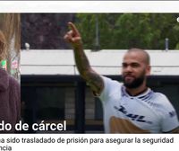 El exjugador de fútbol Dani Alves ha sido trasladado de prisión