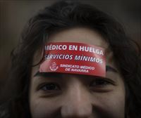 Salud cifra en un 9,27 % el seguimiento de la huelga indefinida del personal médico en Navarra