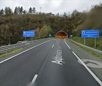 Cerrada la A-15 entre Berastegi y Sorabilla, por obras en los túneles de Gorosmendi y Oindolar