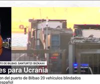 Este lunes salen del puerto de Bilbao 20 tanques blindados hacia Ucrania