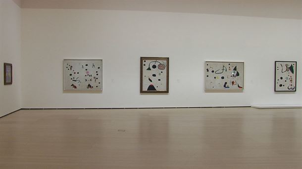 Joan Miro artistari buruzko erakusketa, Guggenheim museoan. Irudia: EITB Media.