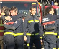 Cálida bienvenida a los bomberos de Vitoria-Gasteiz que se desplazaron a Turquía
