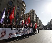 El Gobierno de Navarra cifra en 7,44 % la huelga en la administración foral y en 9,78 % en salud