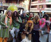 El bueno humor reina en Tolosa en el día de Zaldunita, el día grande los carnavales