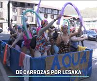 Música, carrozas y fiesta en Lesaka el lunes de carnaval
