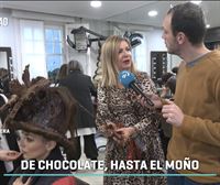 Repostería y peluquería de autor en Balmaseda: Yolanda Aberasturi crea peinados ¡con chocolate!