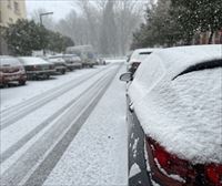 La nieve aparece con fuerza en Vitoria-Gasteiz