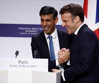 Macron y Sunak acuerdan una mayor cooperación para detener el flujo migratorio en el canal de la Mancha
